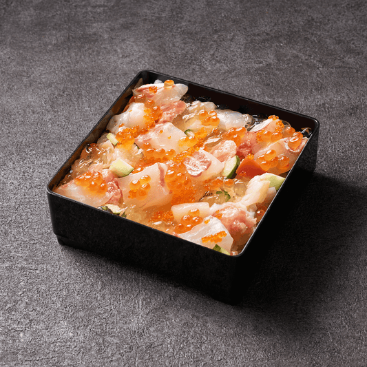 真鯛の海幸宝石重 - 本まぐろ、生うに。白金海幸